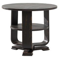 1930s French Art Deco Wooden Table