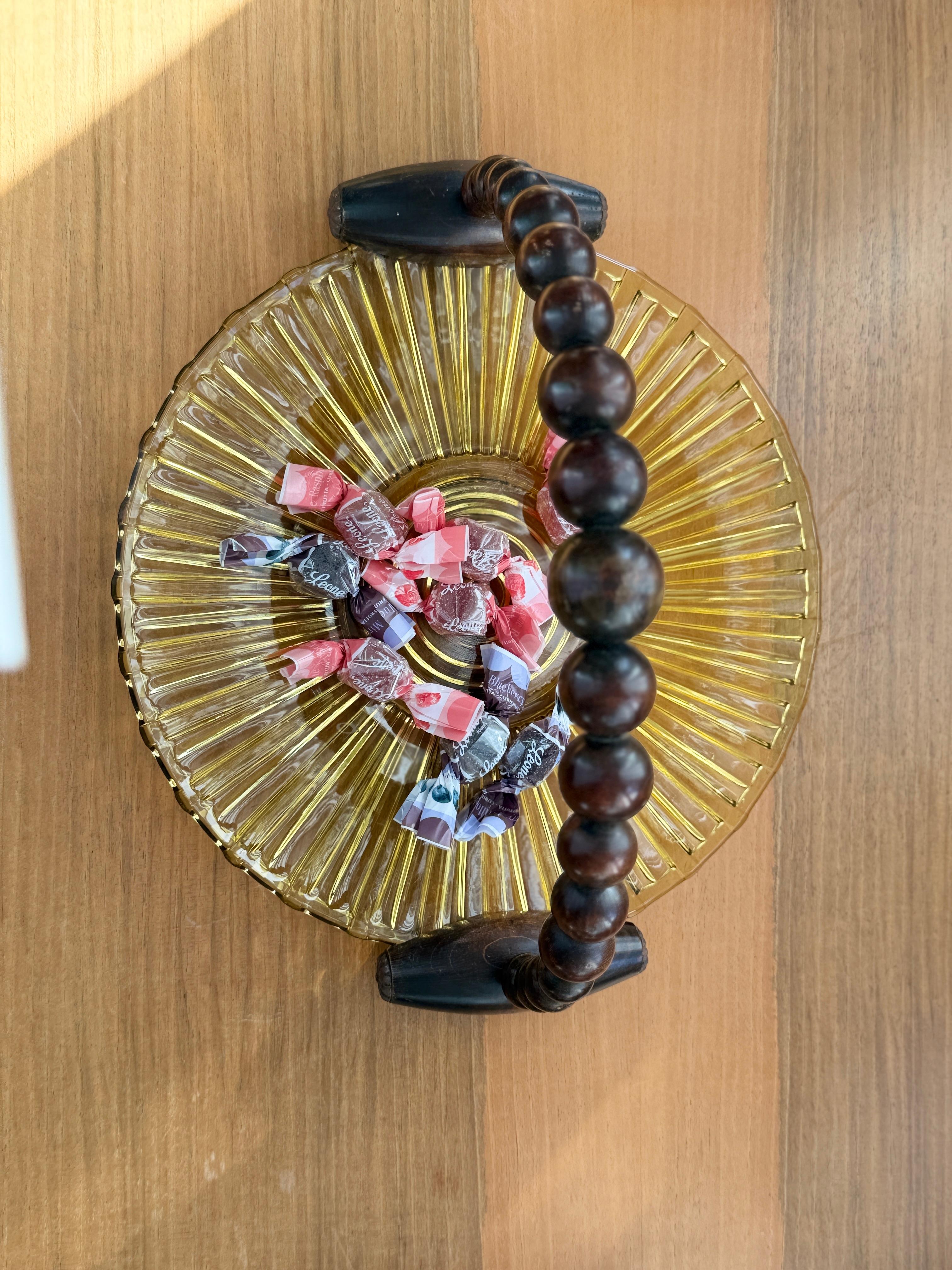 1930's French Art Deco Wooden Vintage Centerpiece im Angebot 8