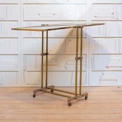 1930's French Articulated Two-Sided Dressing Mirror on Casters