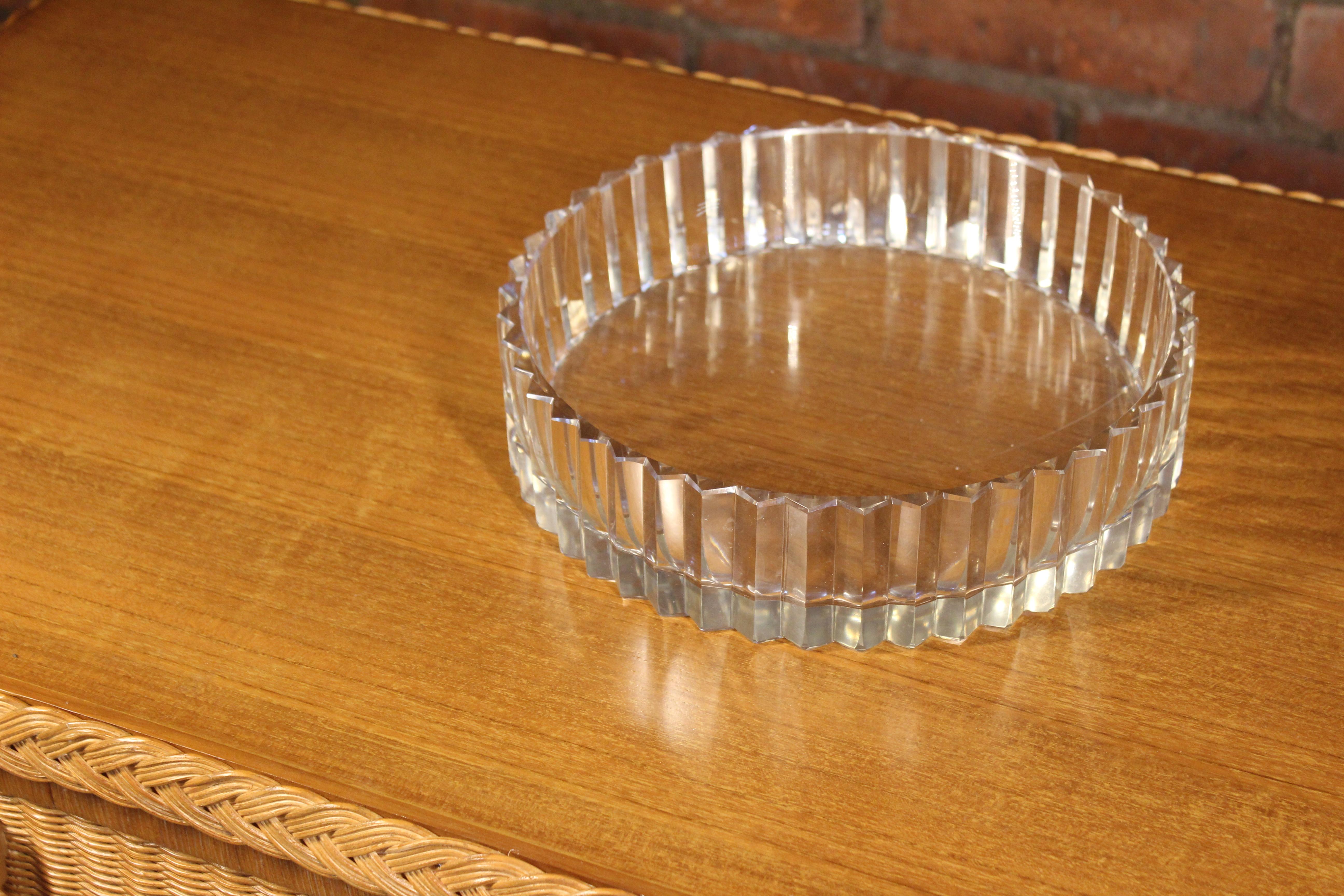 1930s, French Baccarat Crystal Glass Bowl 5