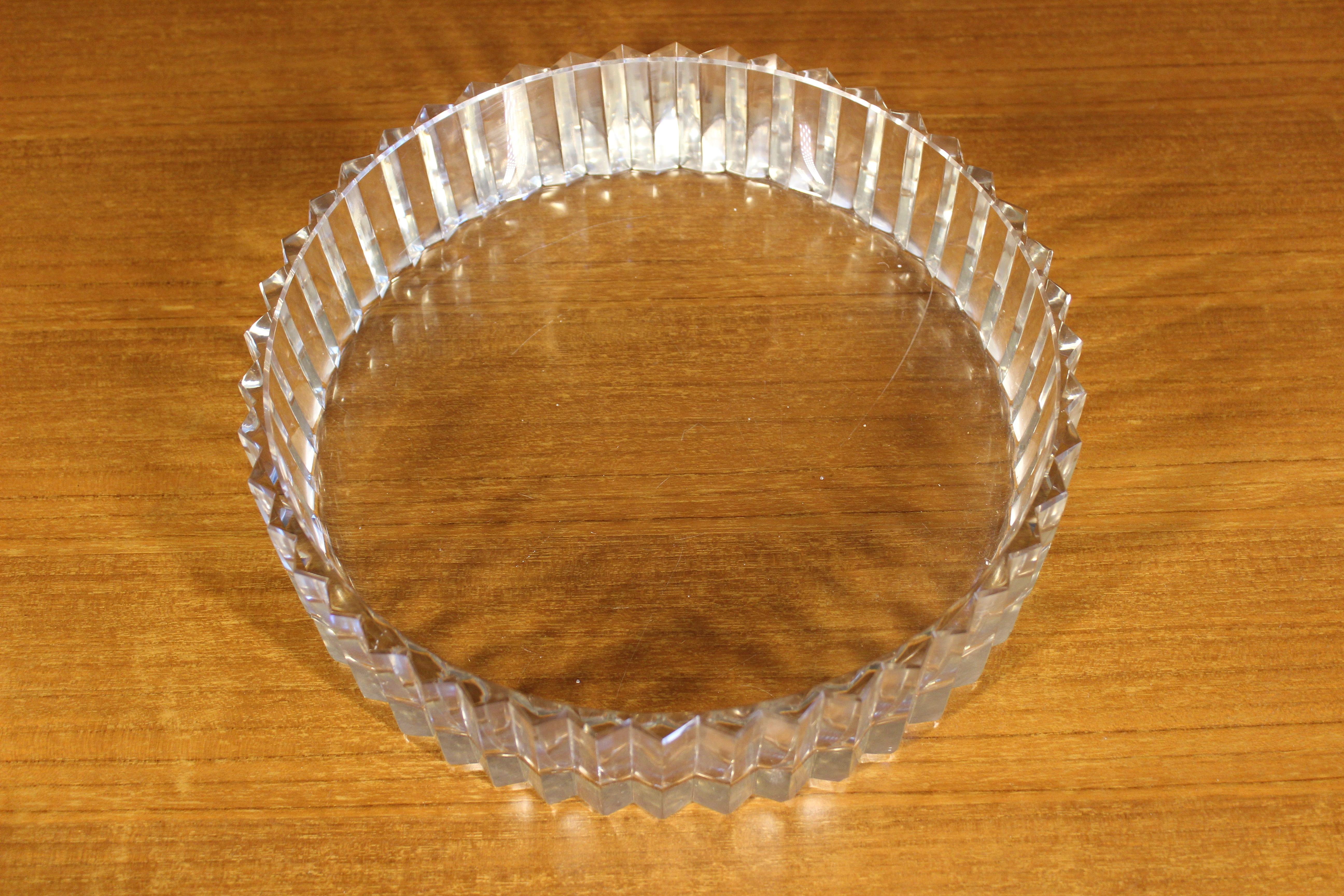 1930s, French Baccarat Crystal Glass Bowl 3