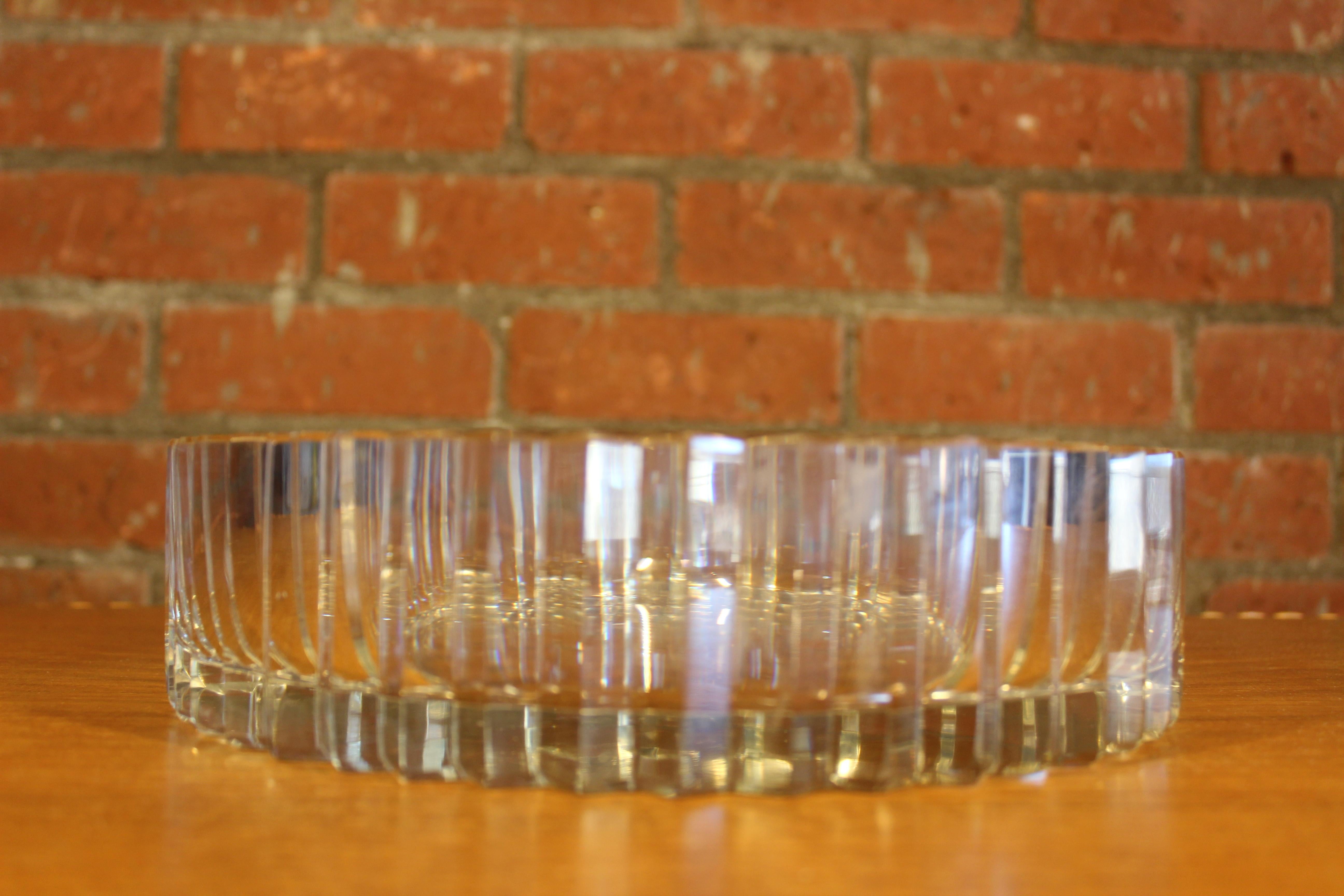 1930s, French Baccarat Crystal Glass Bowl 4