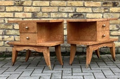 1930’s French bedside cabinets