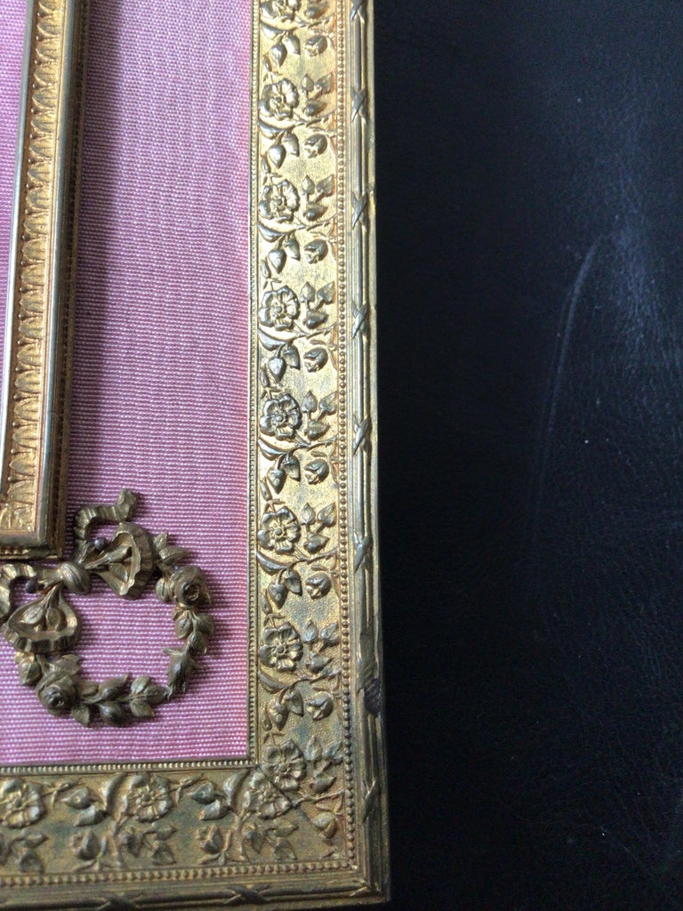 Mid-20th Century 1930s French Brass Picture Frame