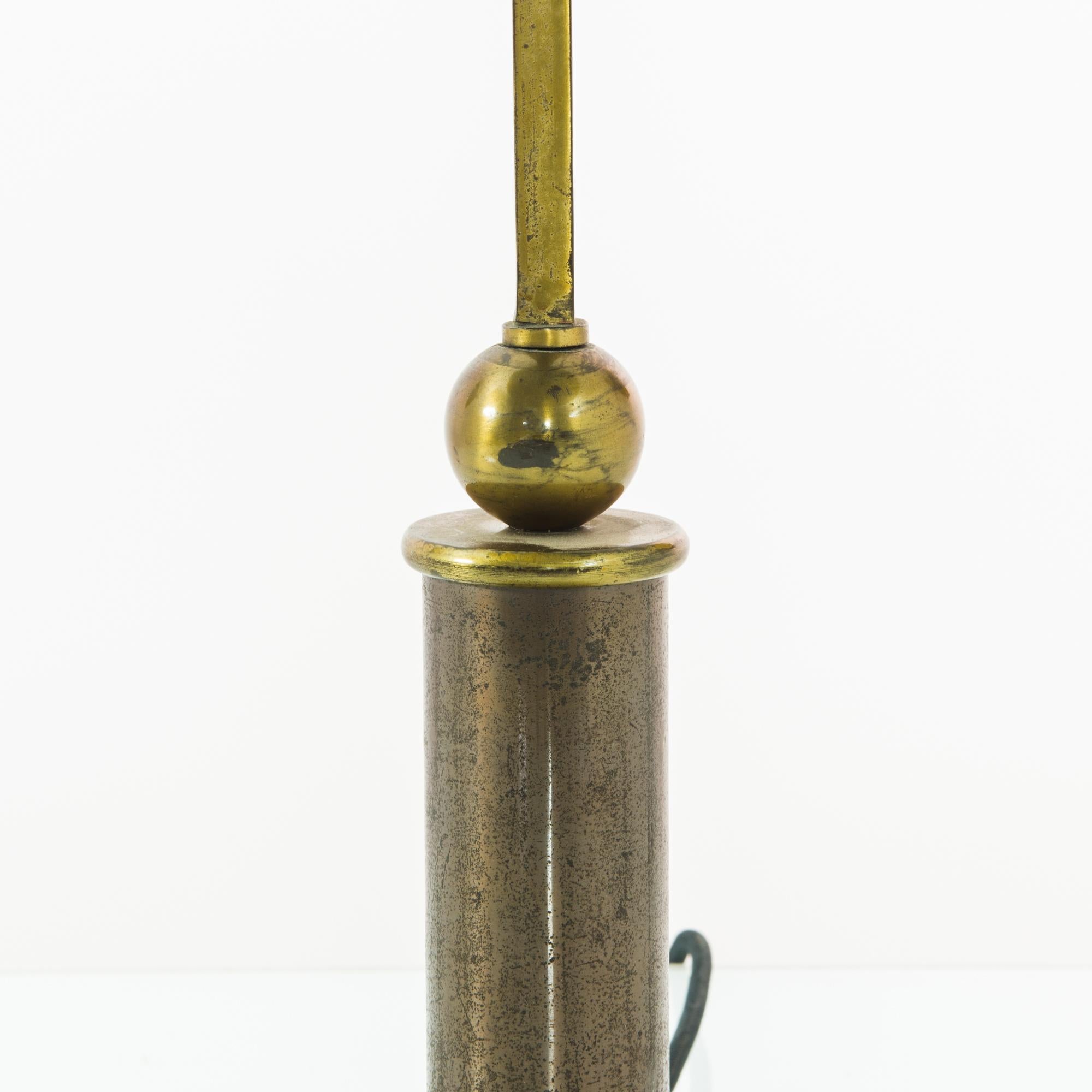 Art Deco 1930s French Brass Table Lamp