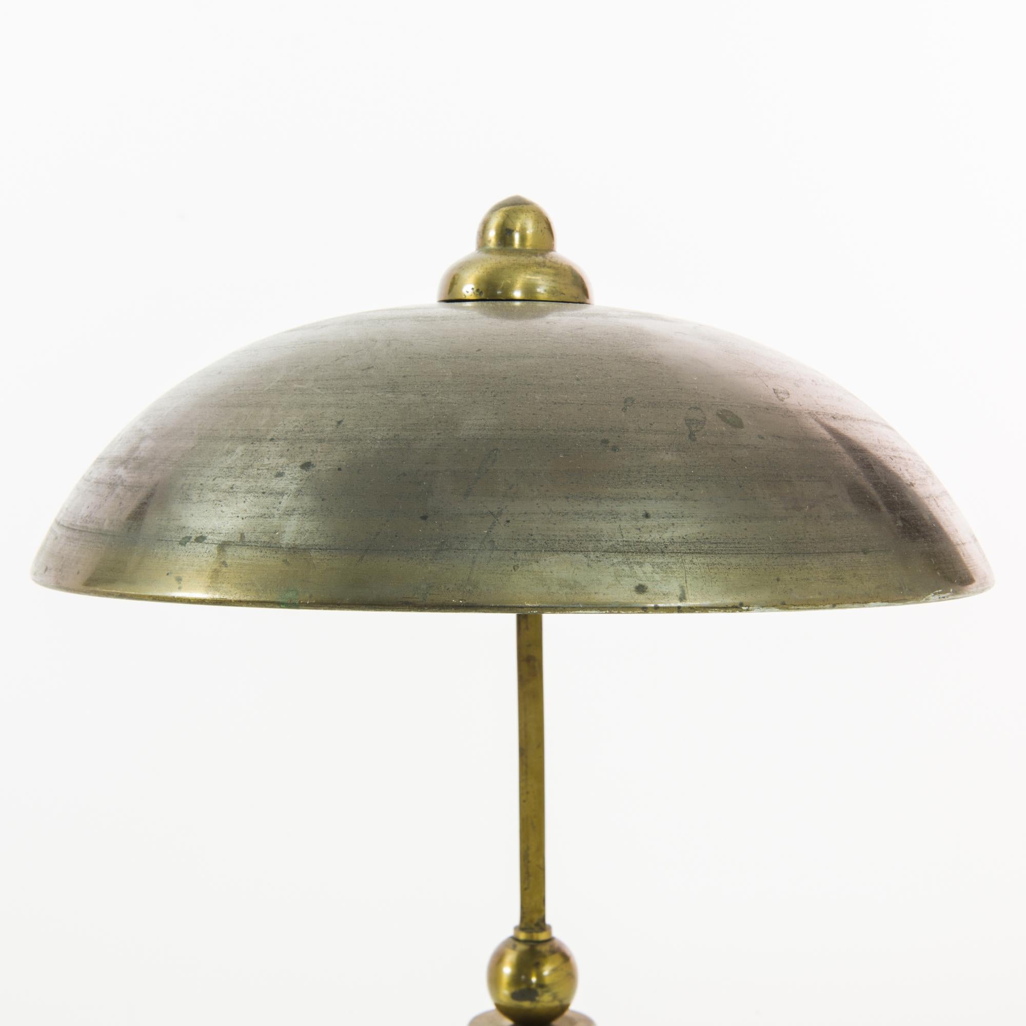 1930s French Brass Table Lamp 1