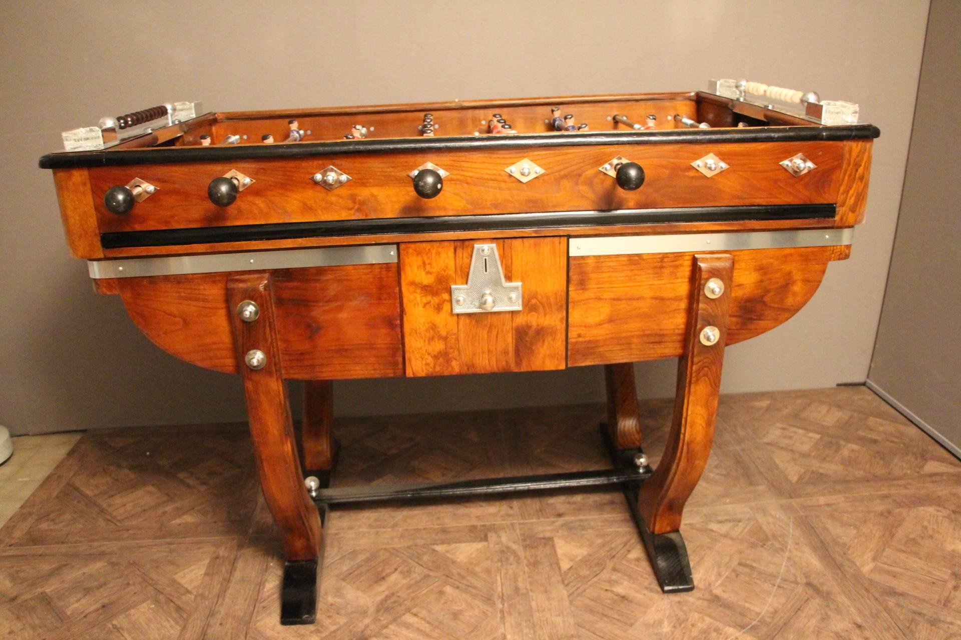 Art Deco 1930s French Cafe Foosball Table