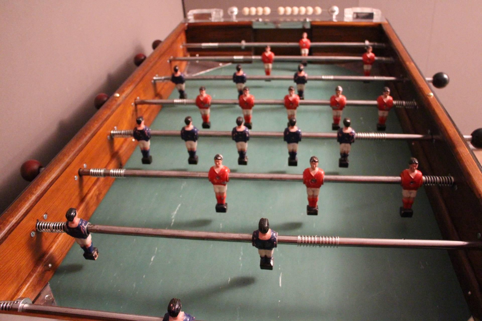 Early 20th Century 1930s French Cafe Foosball Table