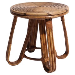 1930s French Cane Low Table