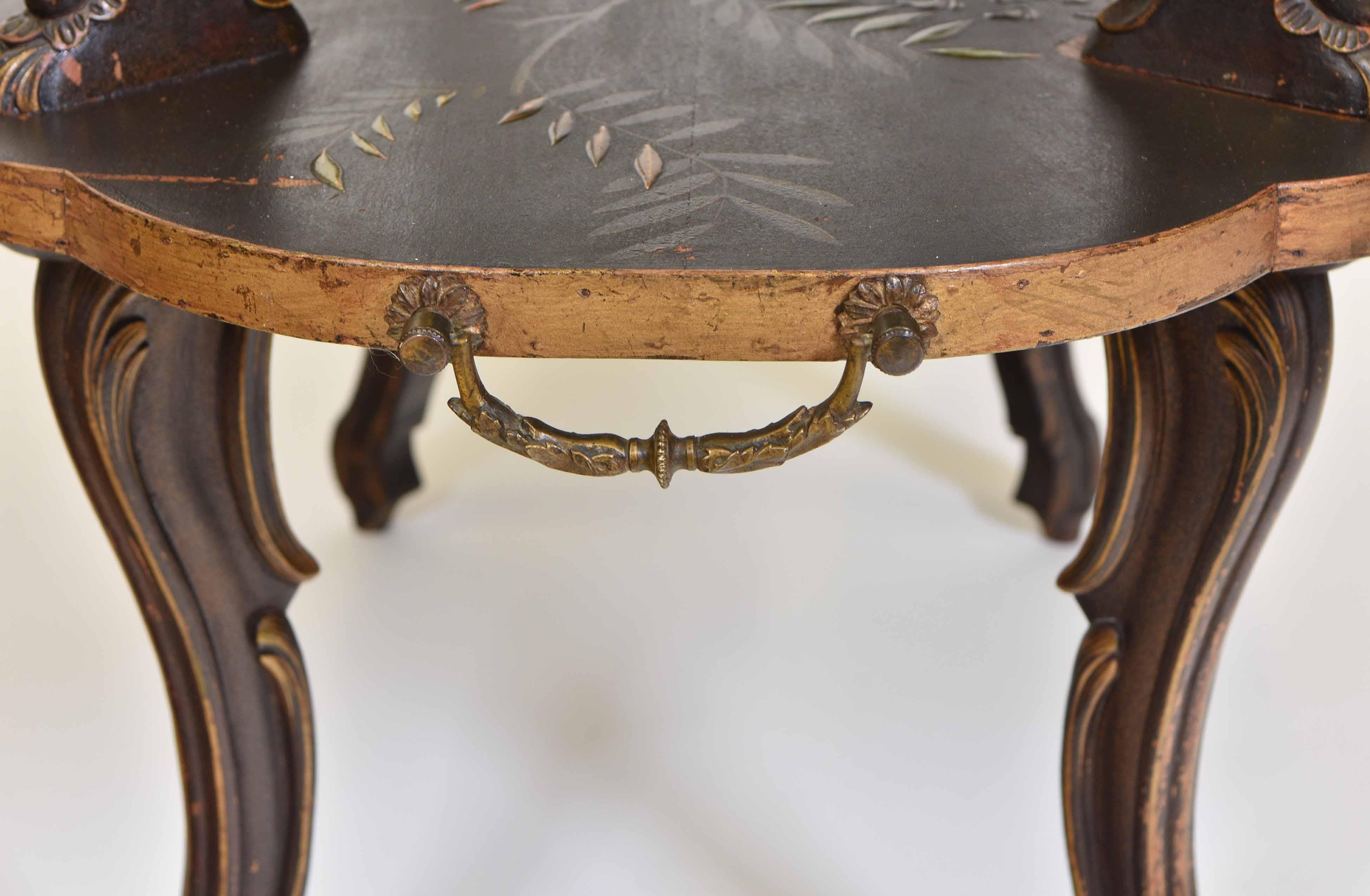 chinoiserie side table