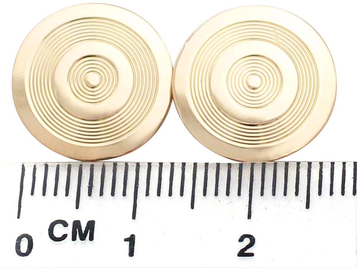 1930s French Cufflinks in Yellow Gold 2