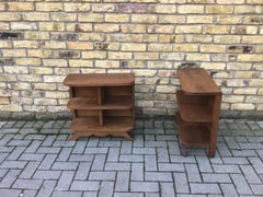 1930s French Deco Bookcases/1930s Bedside Tables/1930s Storage Cabinets