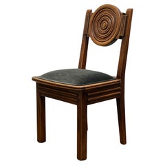 1930’s French dining chair by Etienne Kohlmann, 6 chairs available 