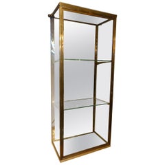 Antique 1930s French Display Cabinet / Vitrine