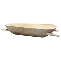 Fioriera in legno rustico della fattoria francese del 1930