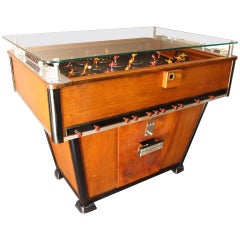 1930s French Foosball Table, Foosball Counter Table
