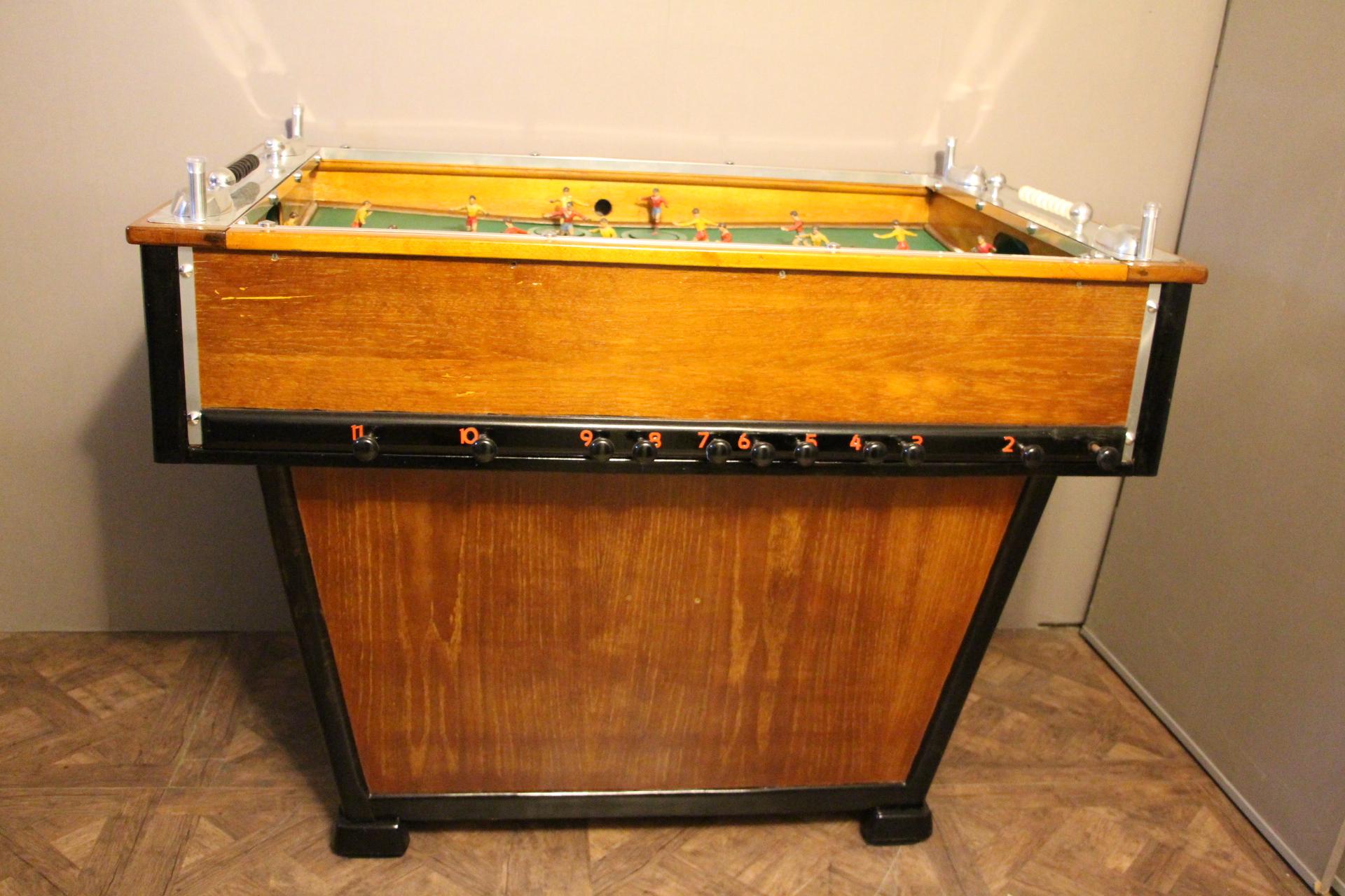 1930s French Foosball Table, Foosball Counter Table, Sportfoot Table 8