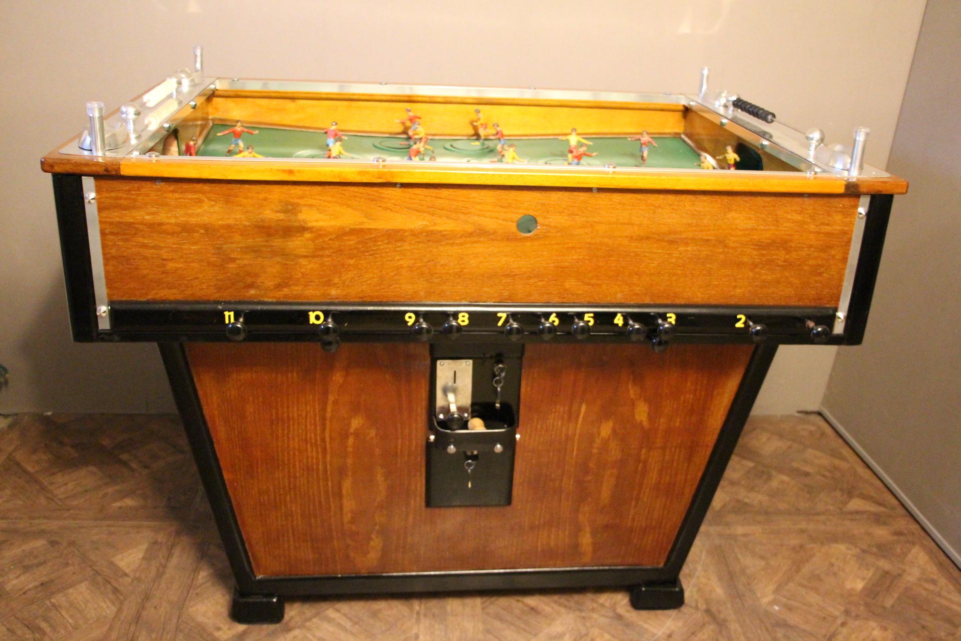 1930s French Foosball Table, Foosball Counter Table, Sportfoot Table 10