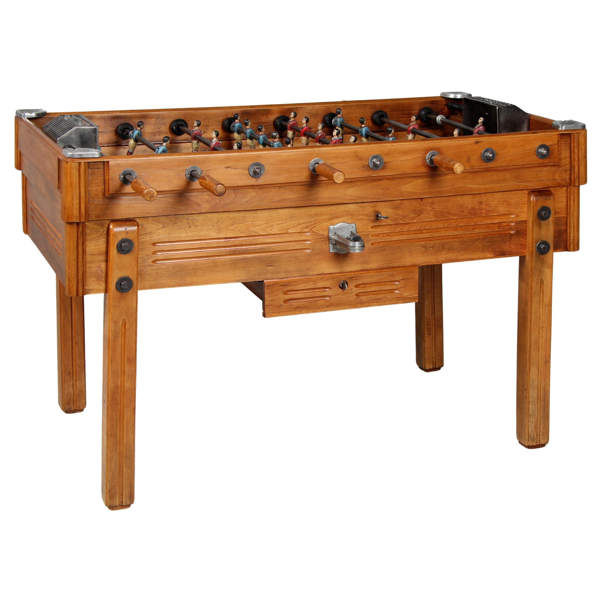 1930s French Foosball Table - restored with wonderful patina