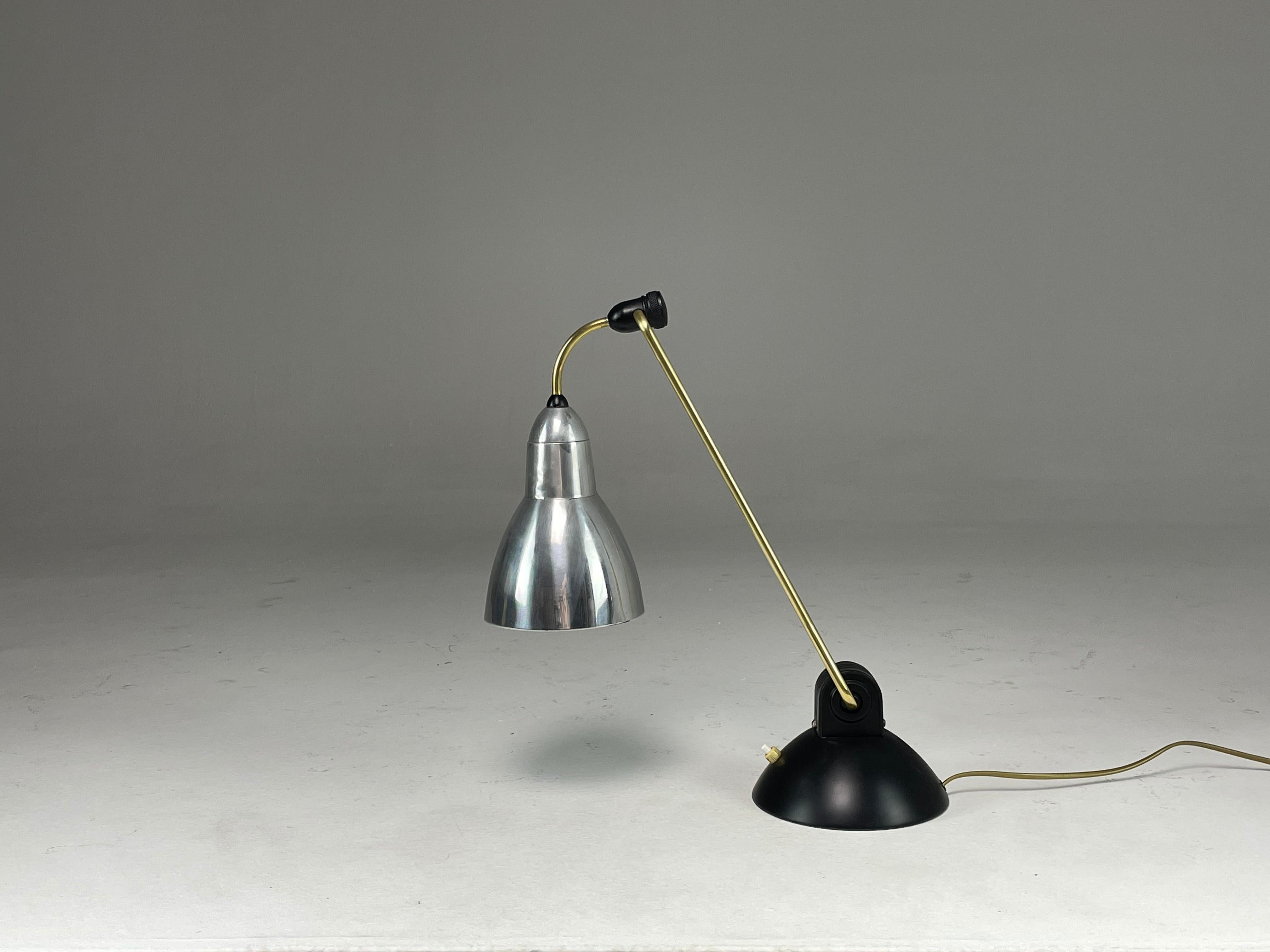 Industrial 1930's French Functional Desk Lamp