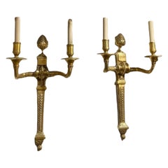 Applique francesi in bronzo dorato degli anni '30
