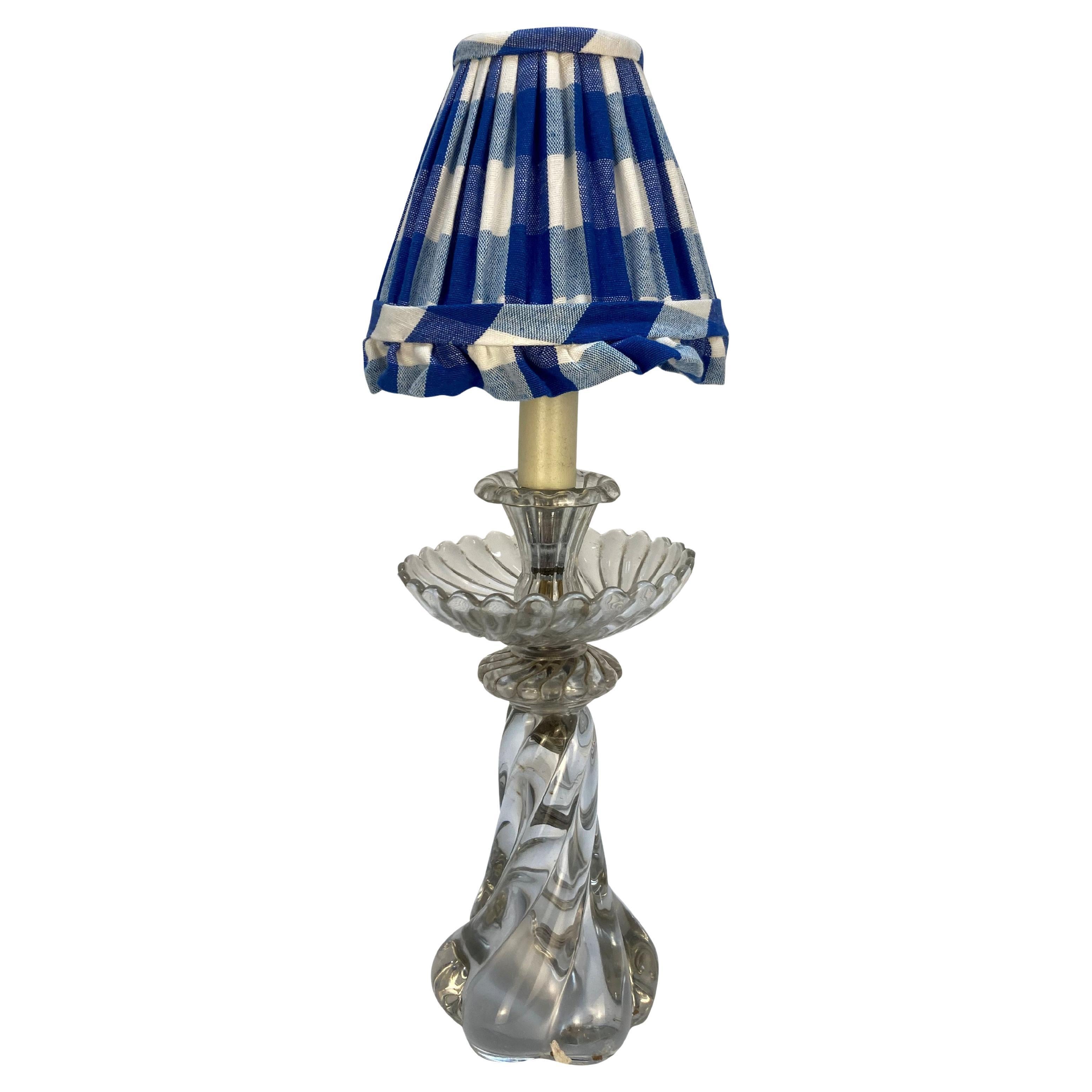 Lampe en verre française des années 1930