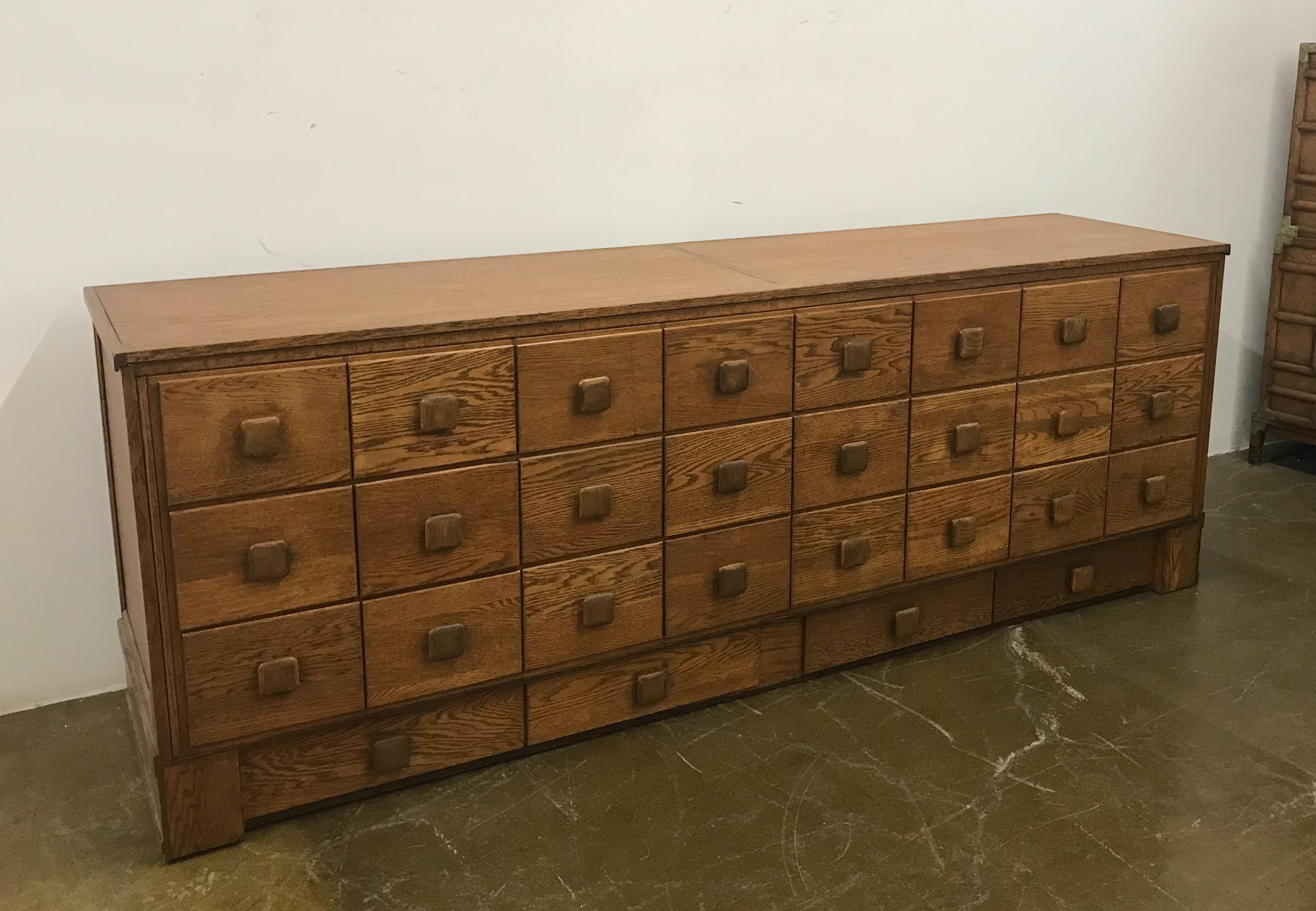 French Provincial 1930s French Haberdashery Cabinet / Counter