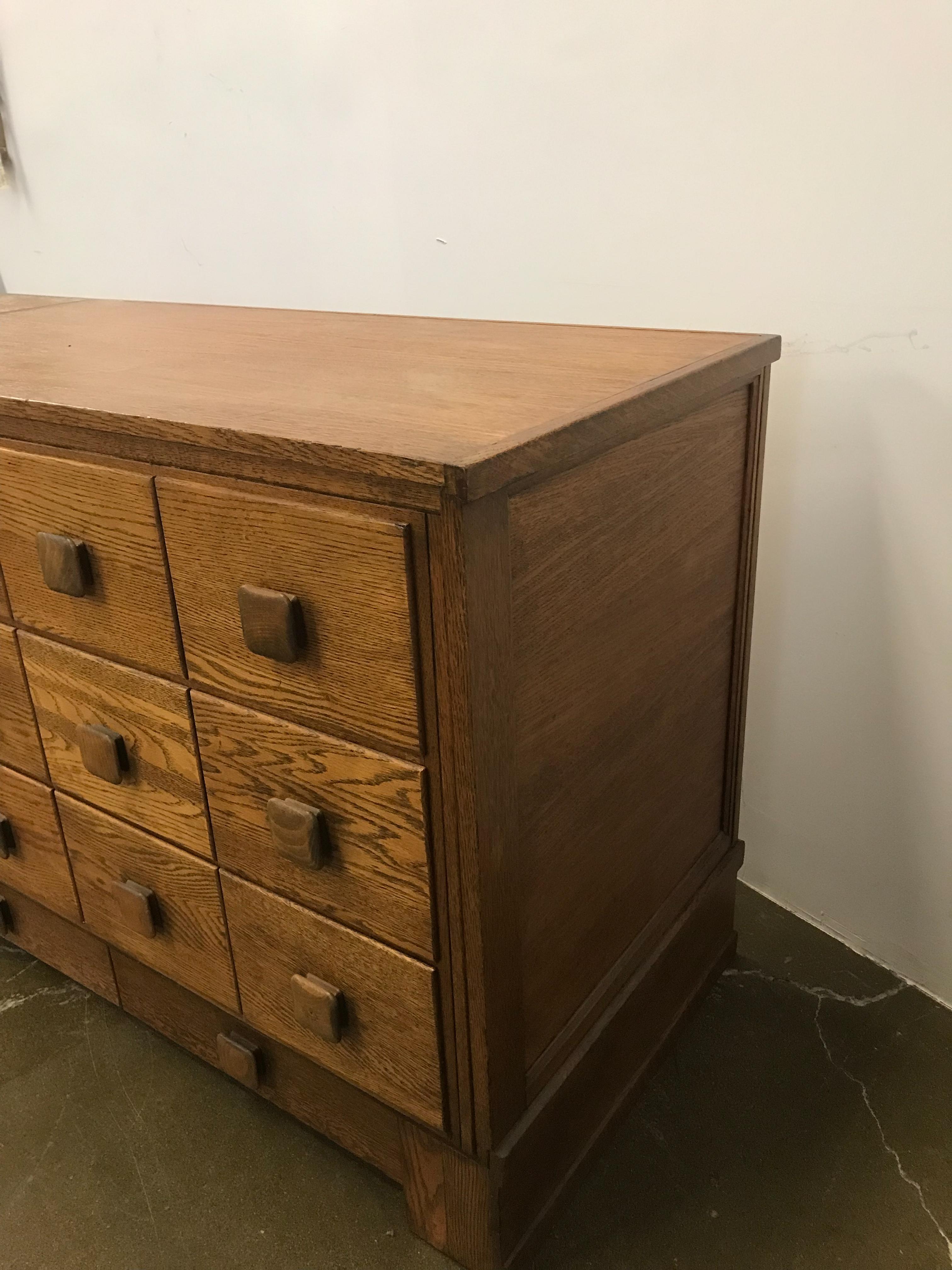 20th Century 1930s French Haberdashery Cabinet / Counter