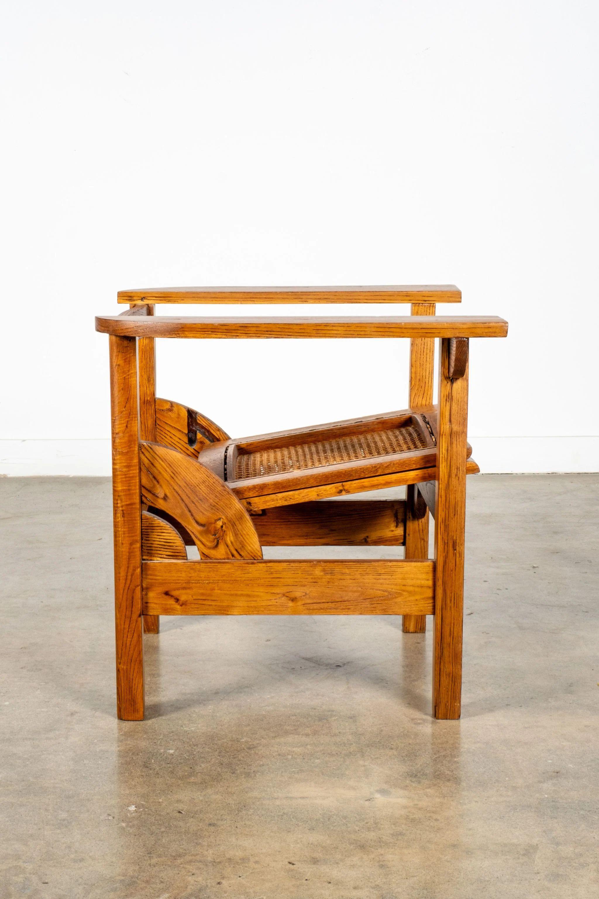 Sillón francés Hendaya de los años 30 de Pierre Dariel Francés en venta