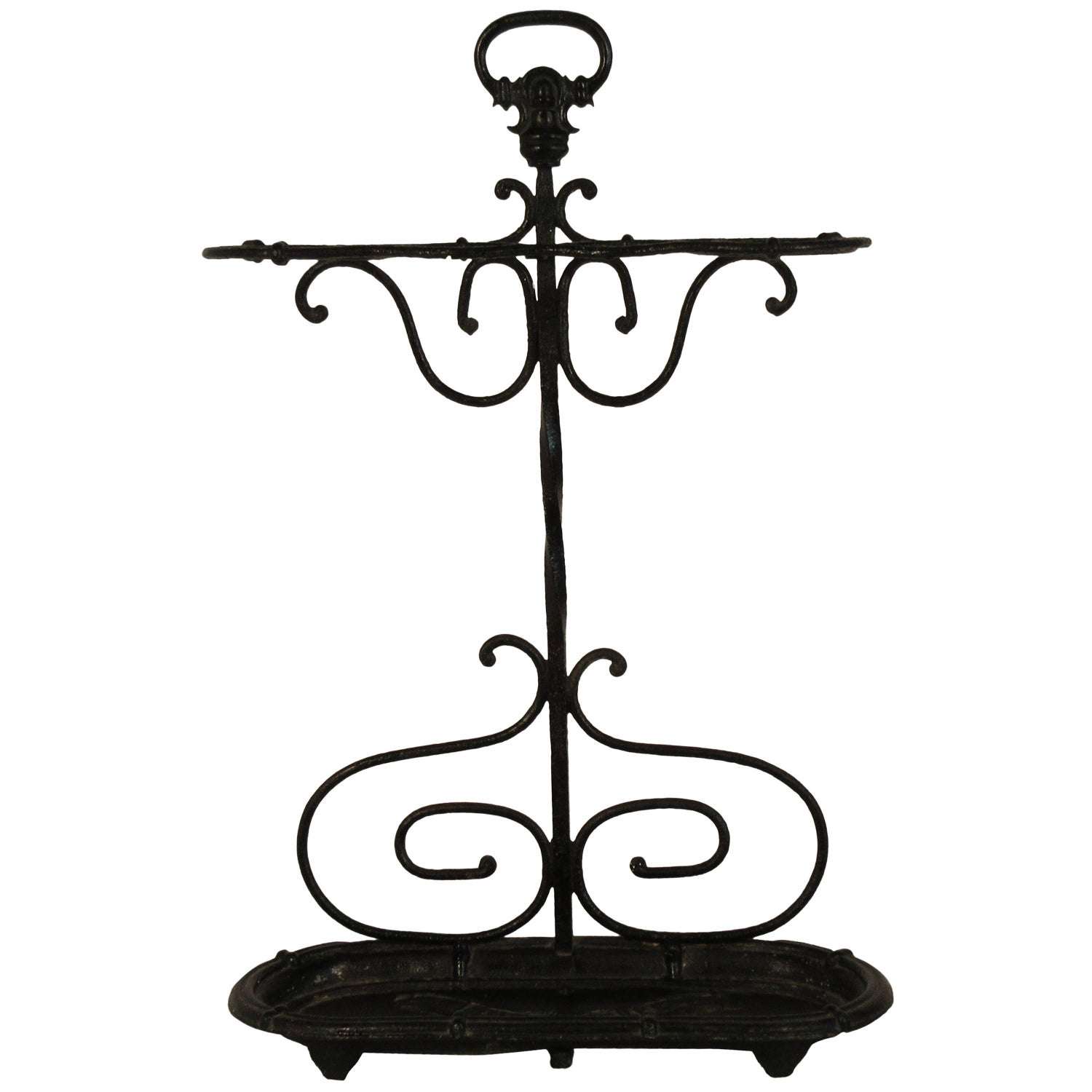 1930s French Iron Umbrella Stand For Sale at 1stDibs