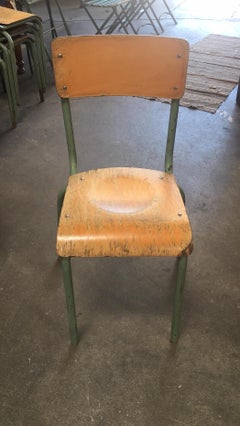 1930s French Jean Prouvé Style School Chairs