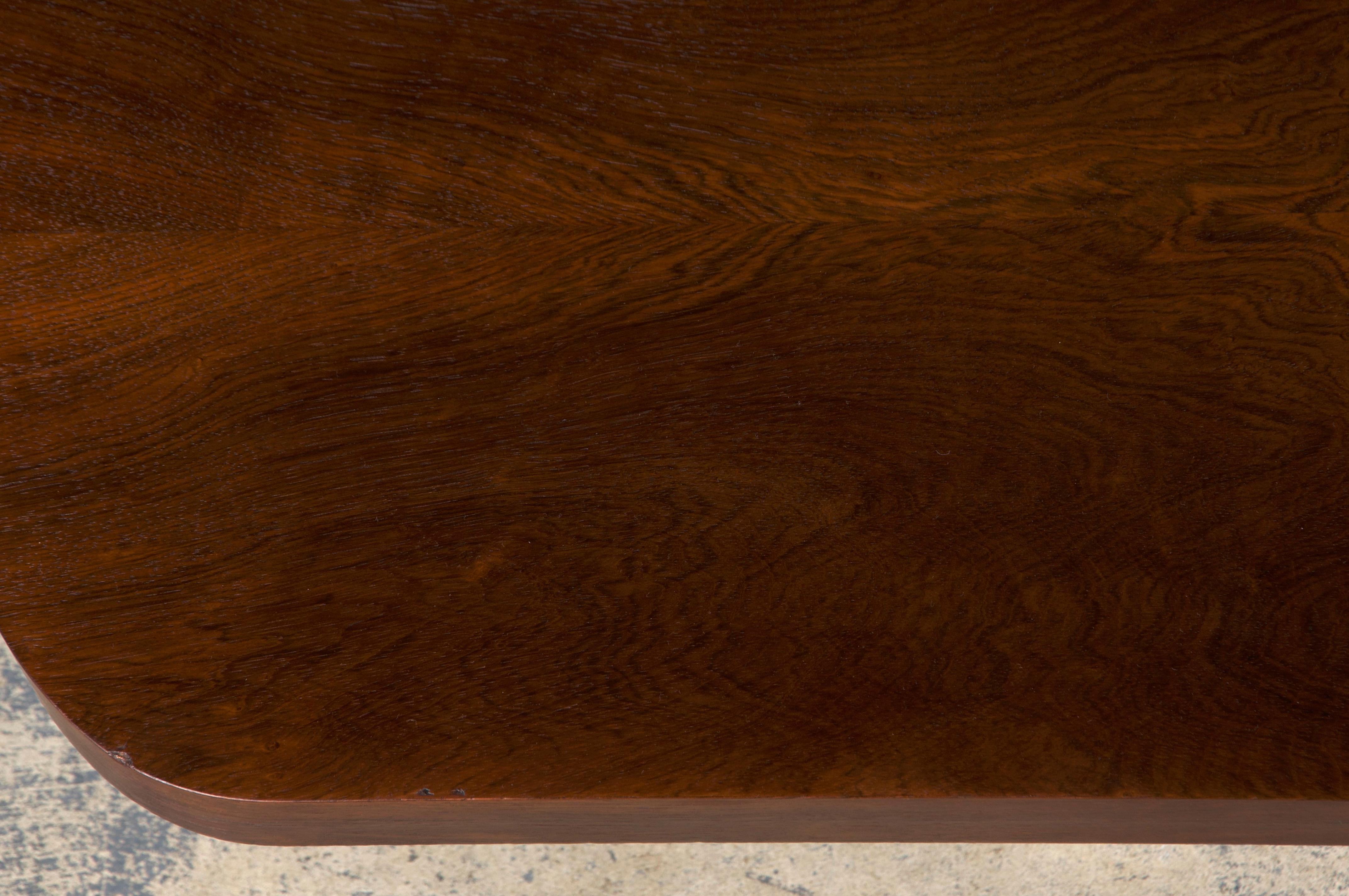 1930s French Jules Leleu Art Deco Rosewood Extendable Dining Table 3