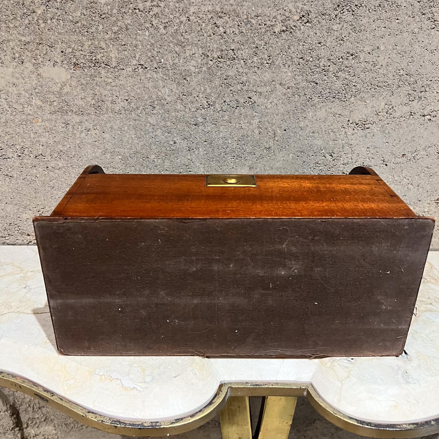 1930s French Letter Cabinet Desktop File Tambour Organizer 4