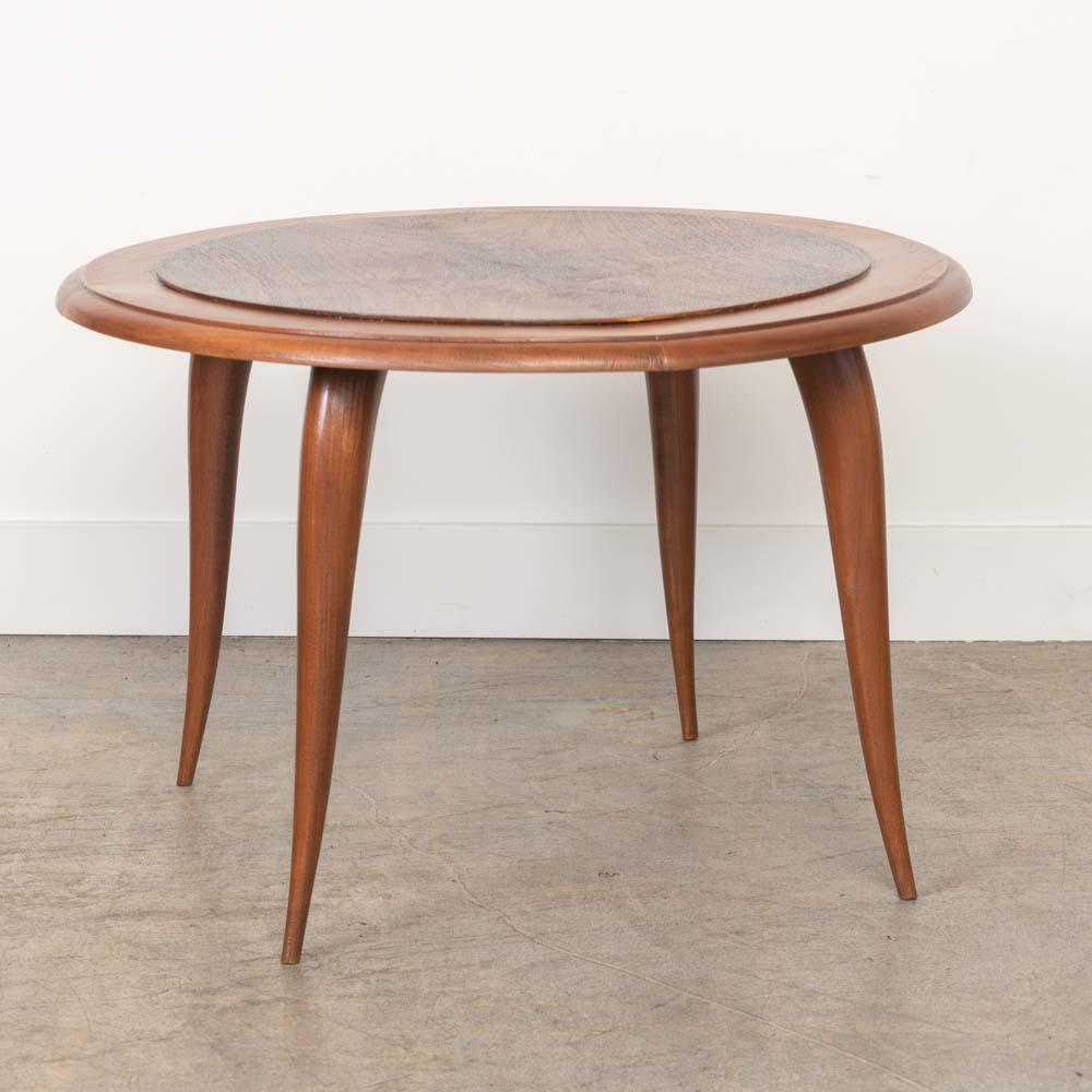 1930s French Mahogany Side Table For Sale 2