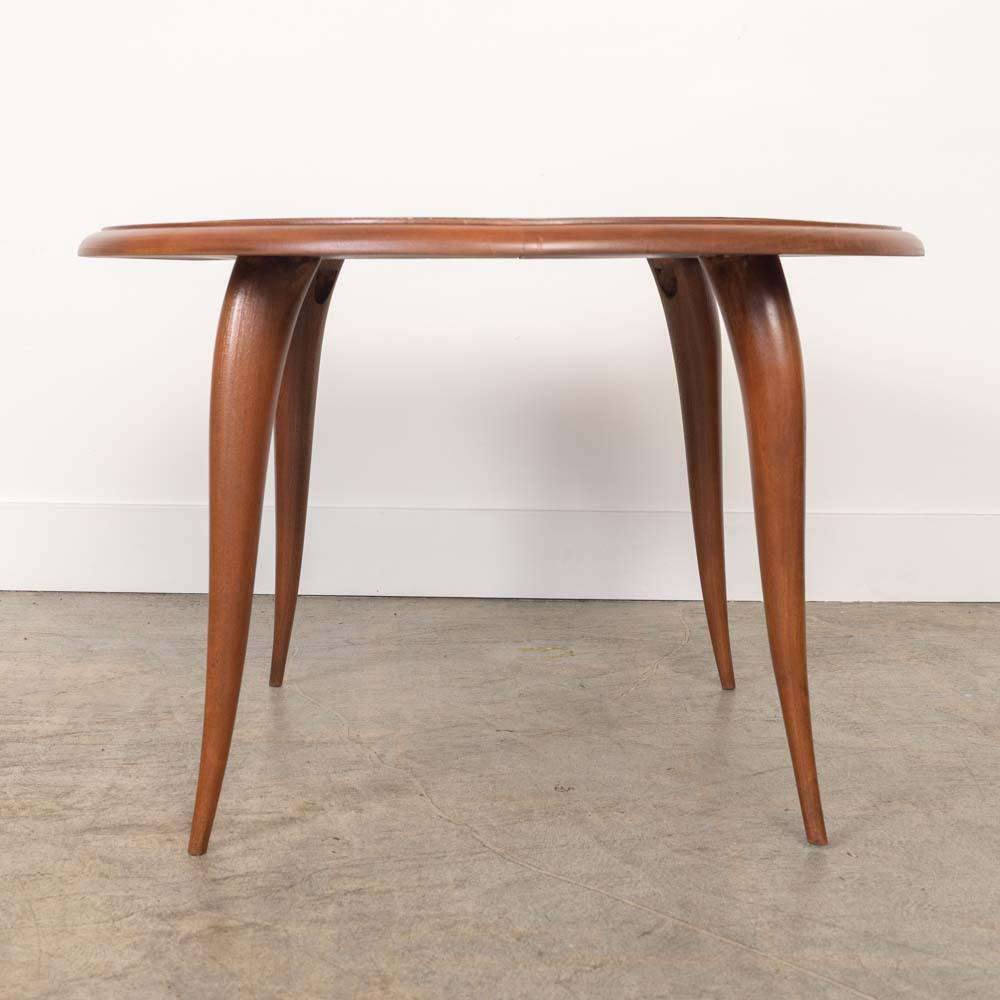 1930s French Mahogany Side Table For Sale 4