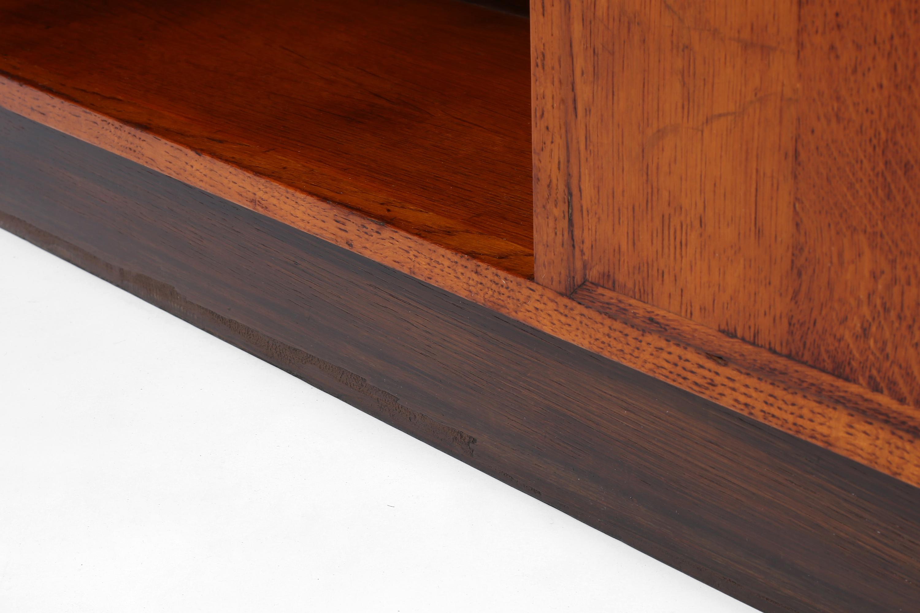 1930s French Modernist Oak Bookcase For Sale 15