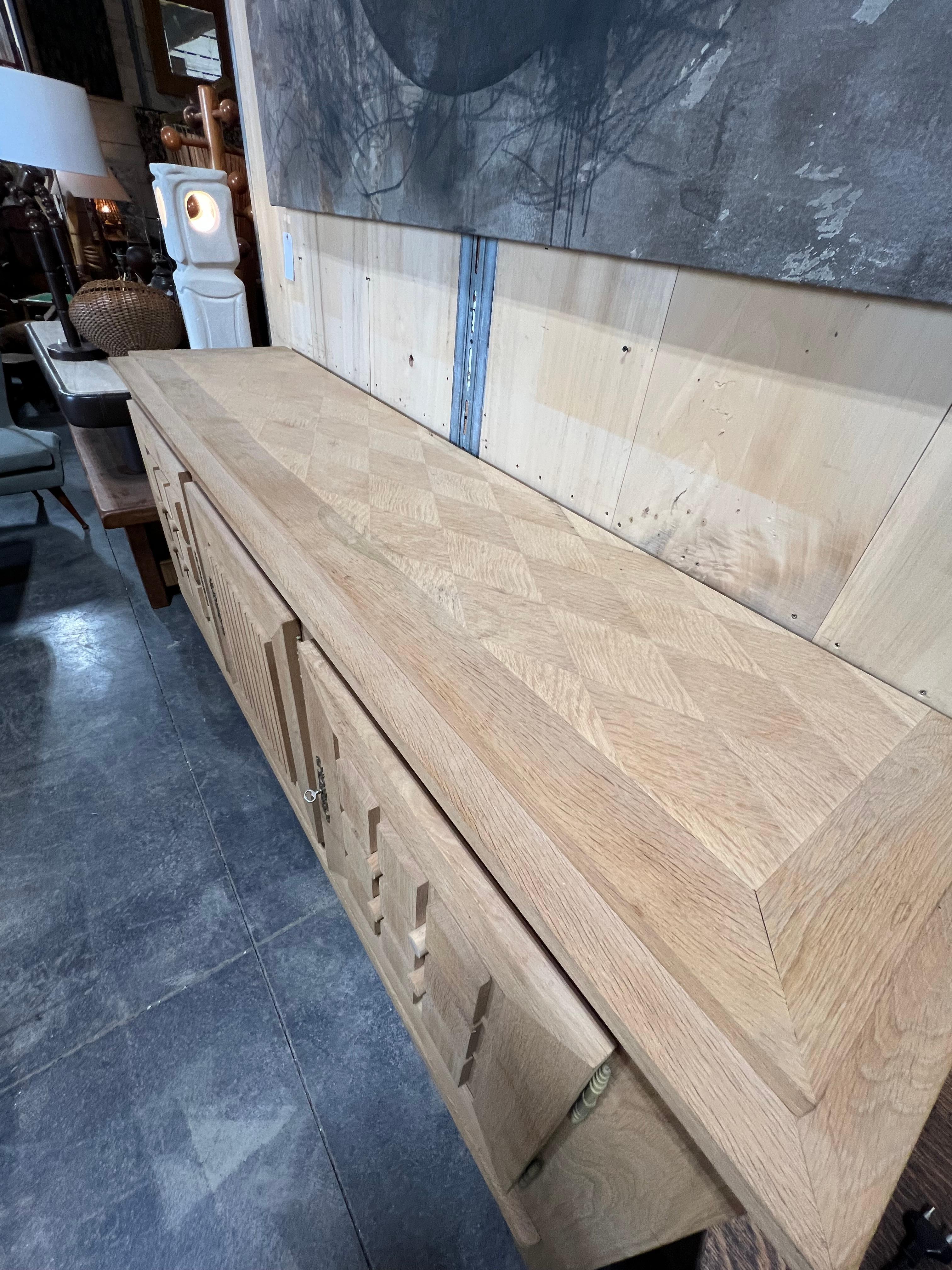 Francese Credenza francese in Oak del 1930 in vendita