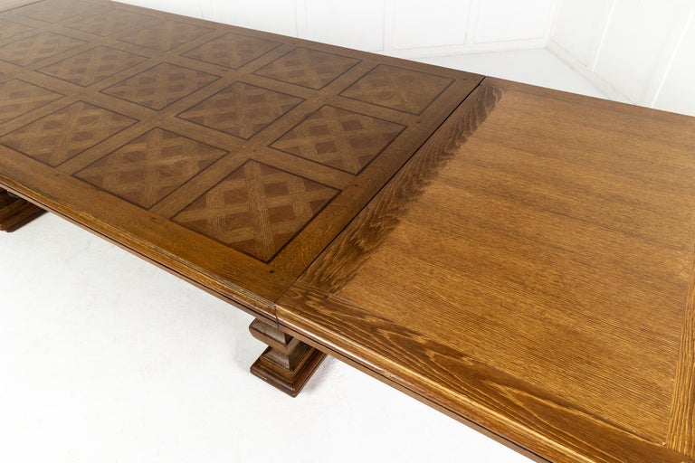1930s French Oak Table For Sale at 1stDibs