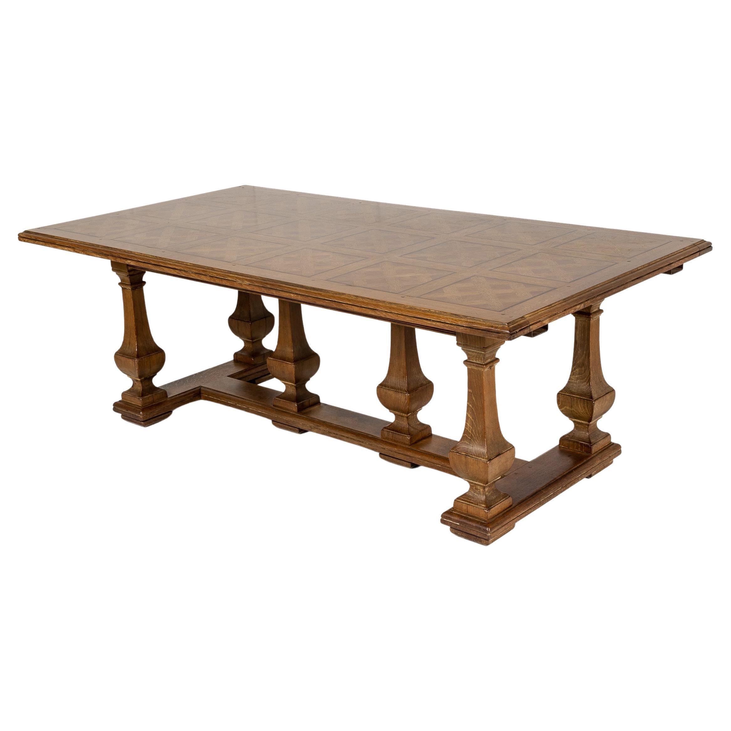 1930s French Oak Table For Sale