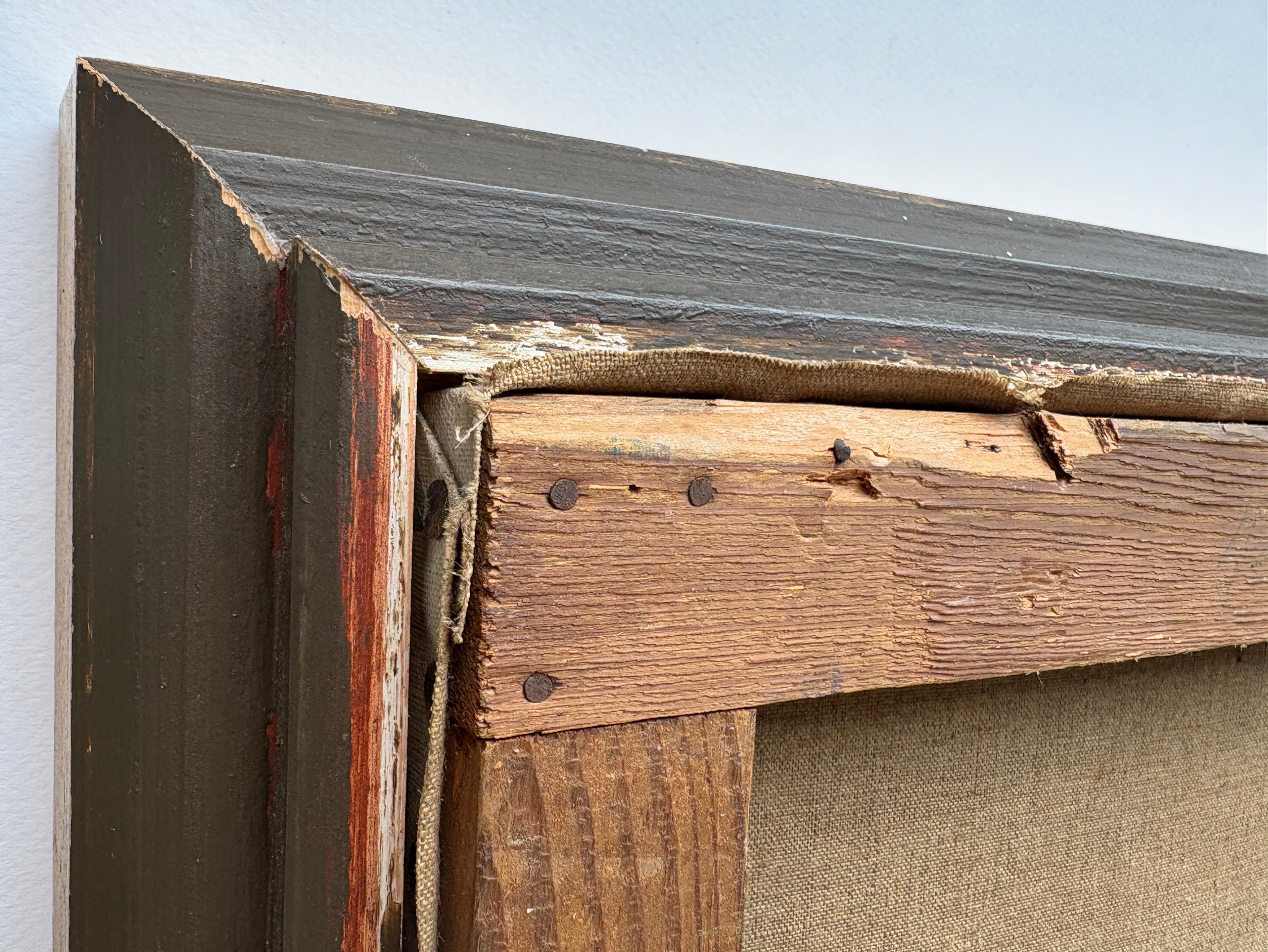 1930er Jahre Französisch Original Still-Leben Ölgemälde auf Leinwand von B. Salmon im Angebot 5