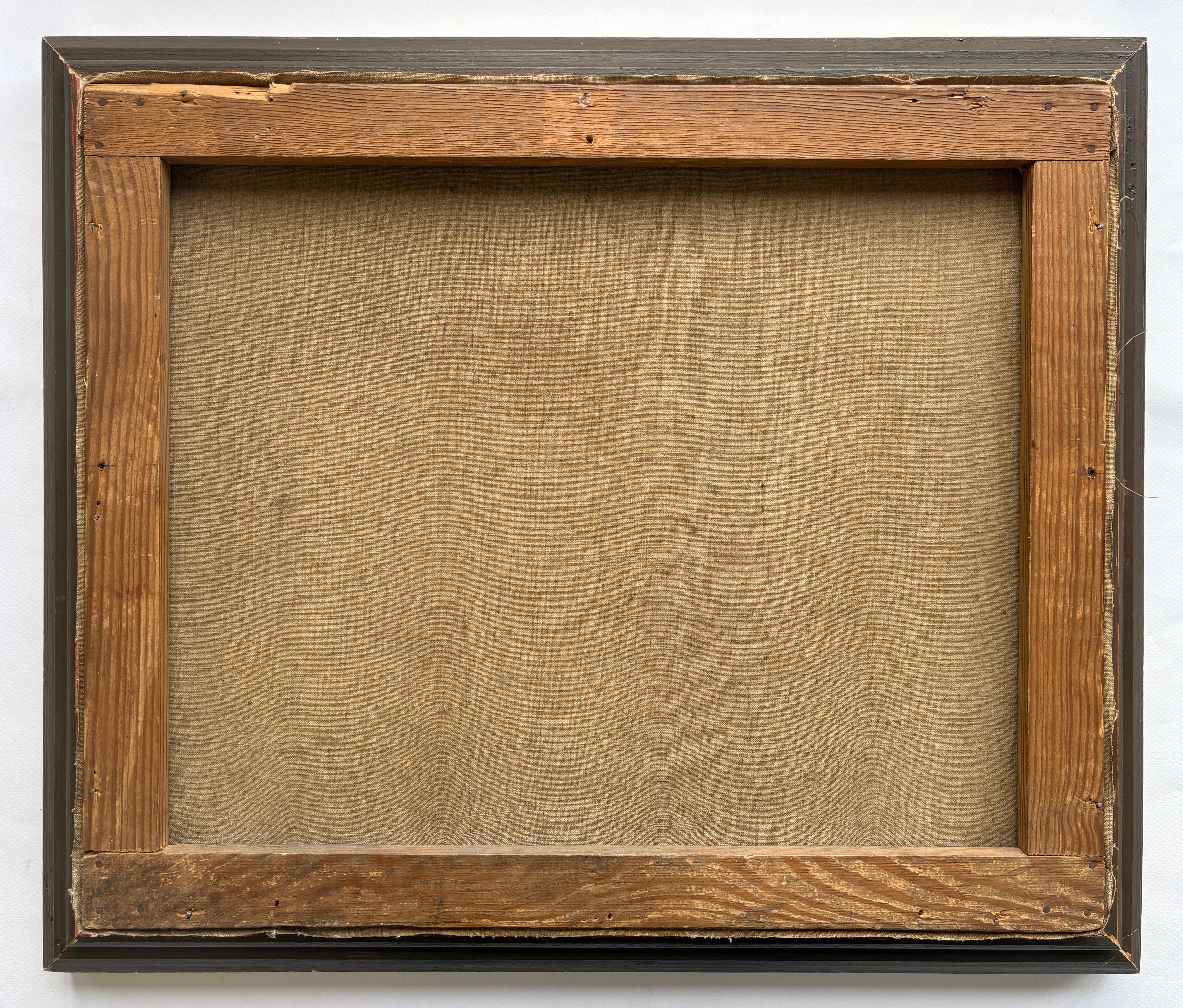 1930er Jahre Französisch Original Still-Leben Ölgemälde auf Leinwand von B. Salmon im Angebot 3