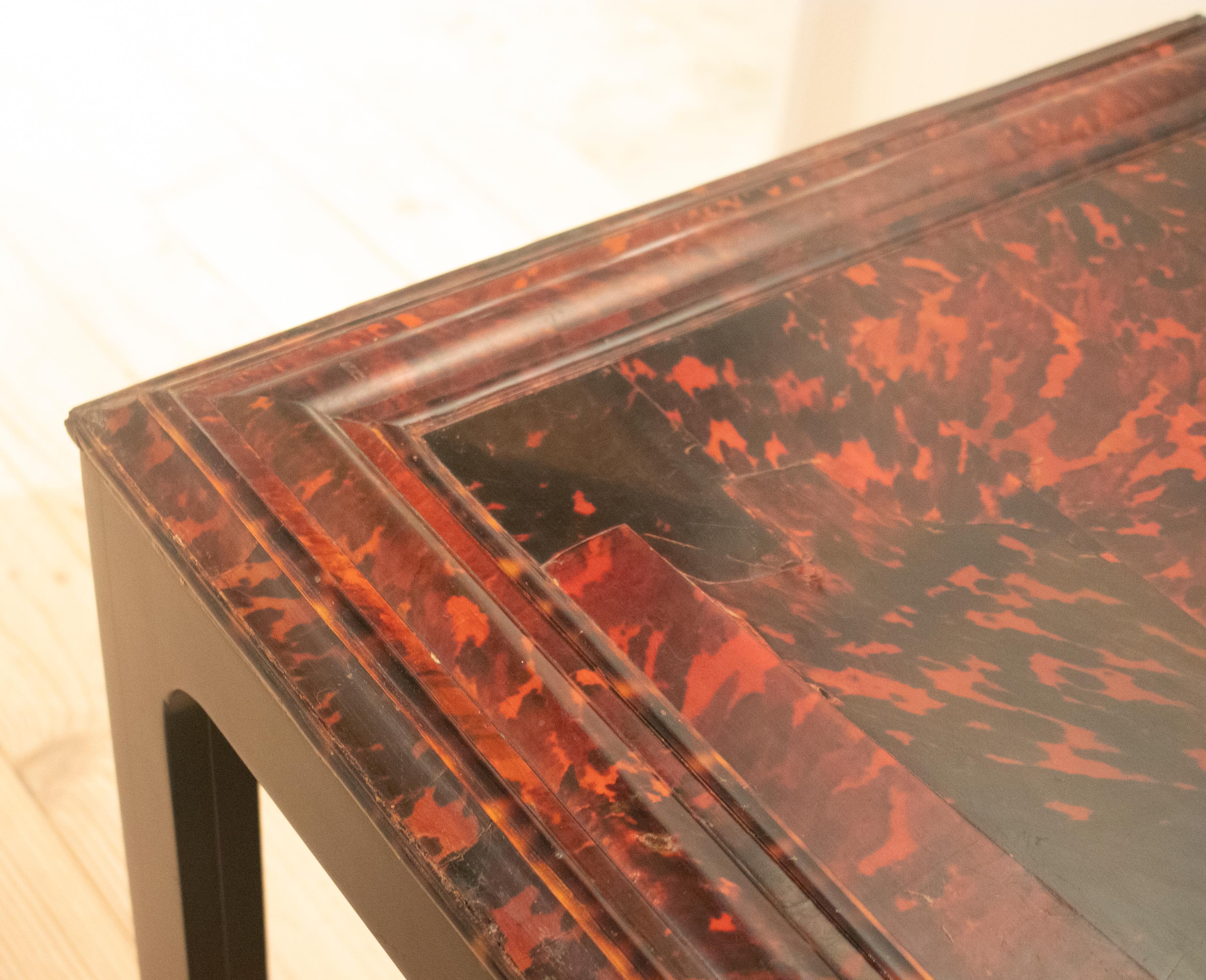 1930s French Pair of Carey Tortoise Shell Side Tables 2