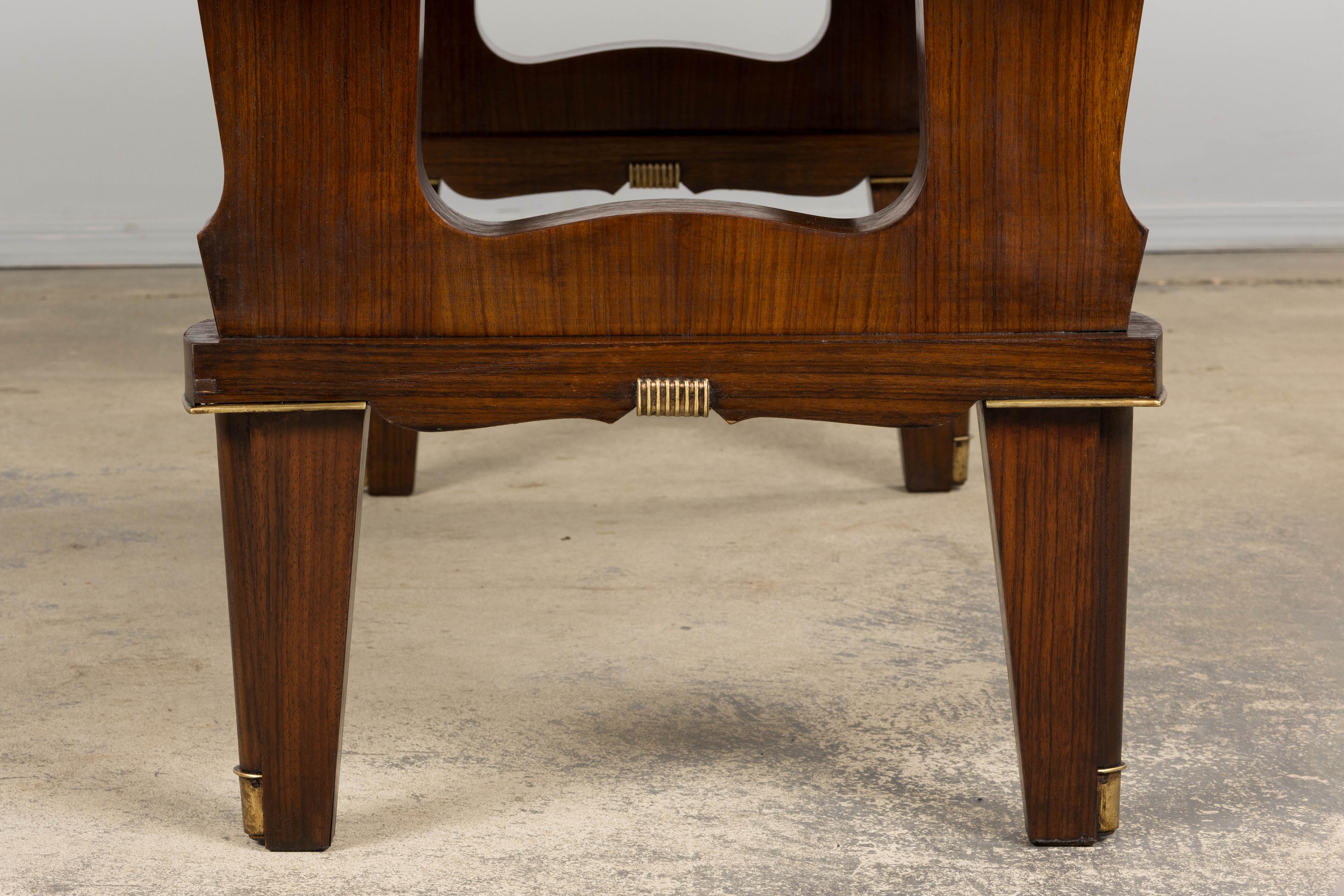 1930s French Parisian Art Deco Rosewood Dining Table For Sale 9