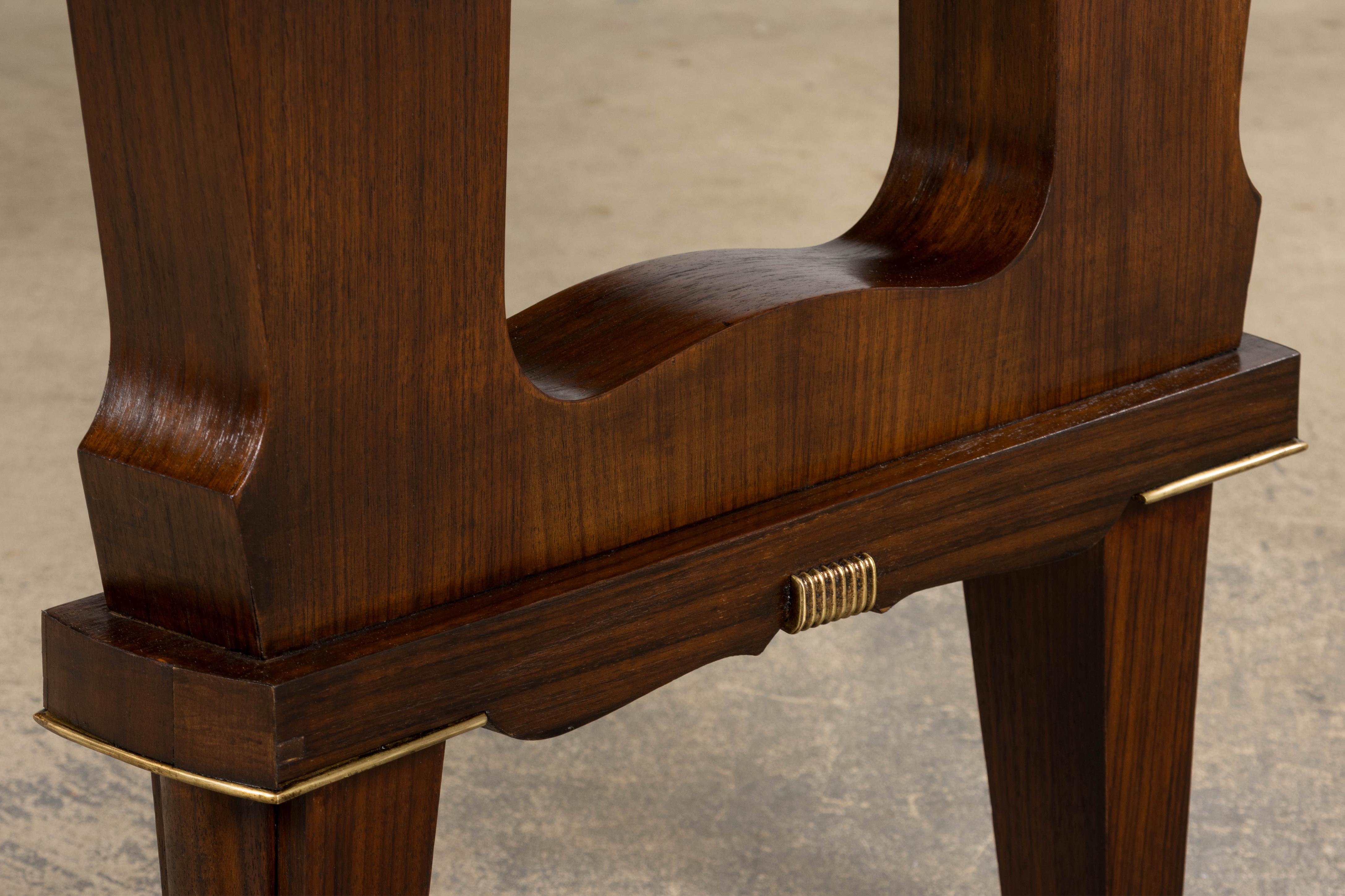1930s French Parisian Art Deco Rosewood Dining Table For Sale 11