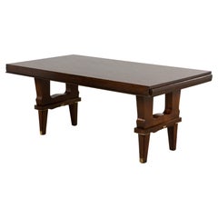 1930s French Parisian Art Deco Rosewood Dining Table