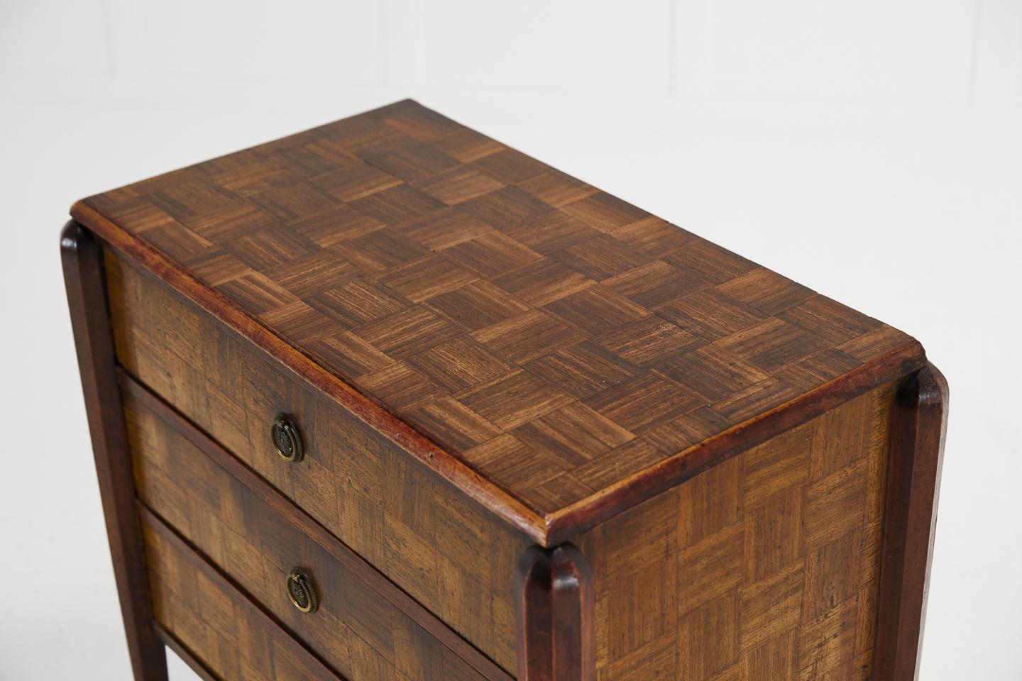 Mid-20th Century 1930s French Parquetry Commode