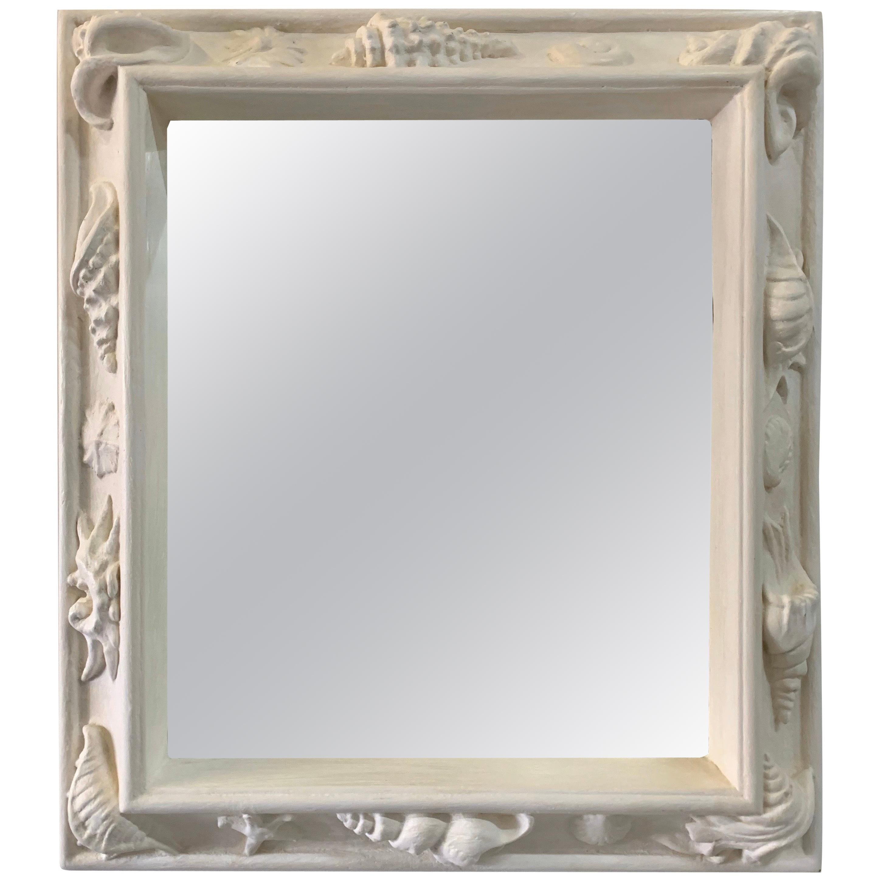 1930s French Plaster Mirror Attributed to Emilio Terry