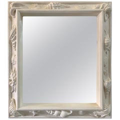 1930s French Plaster Mirror Attributed to Emilio Terry