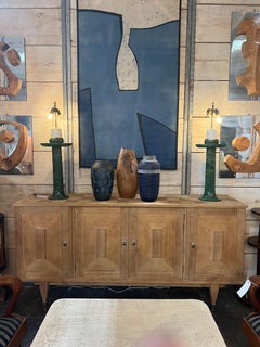 Buffet en chêne blanc français des années 1930