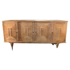 1930er Jahre Französisch White Oak Sideboard 